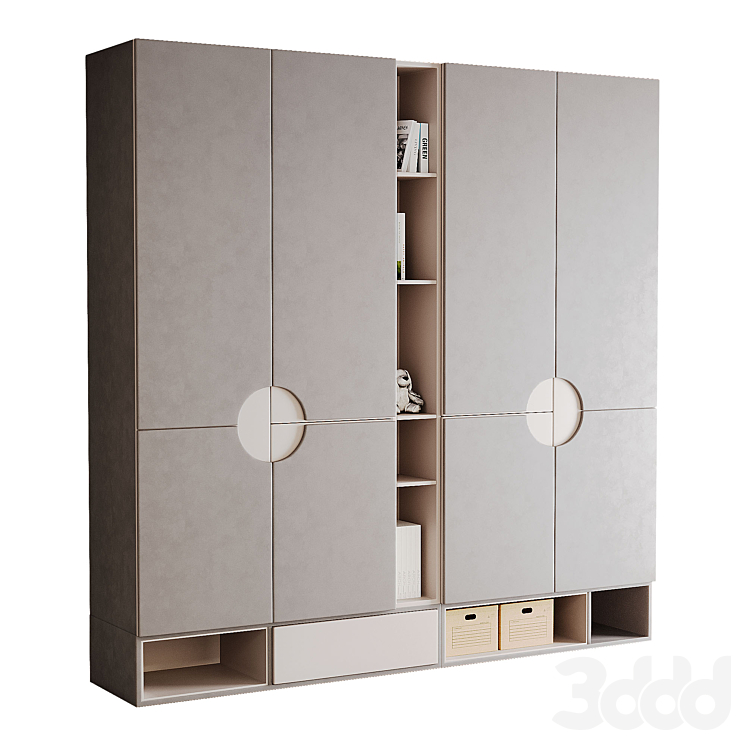 Wardrobe 02 - Шкафы - 3D модель