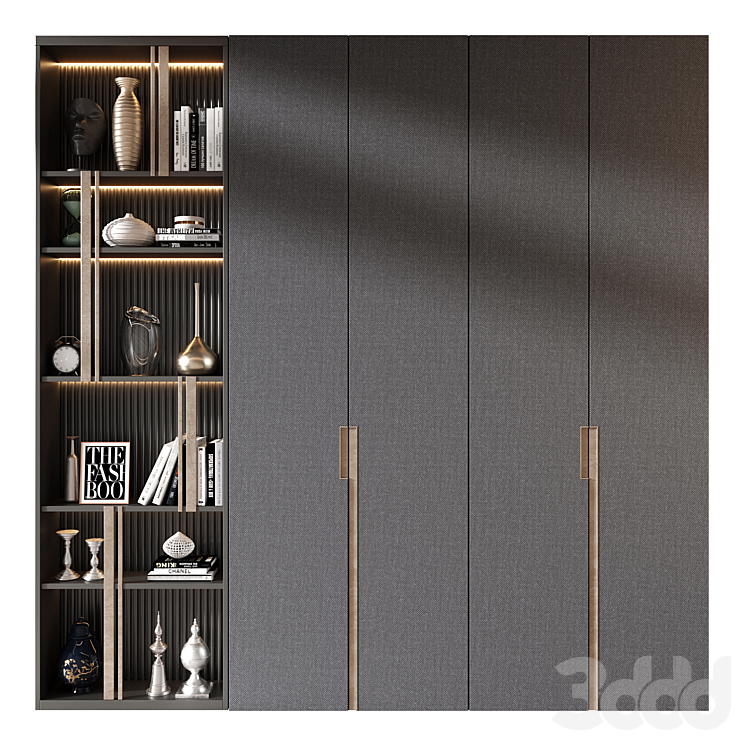 Cabinet set 400 - Шкафы - 3D модель