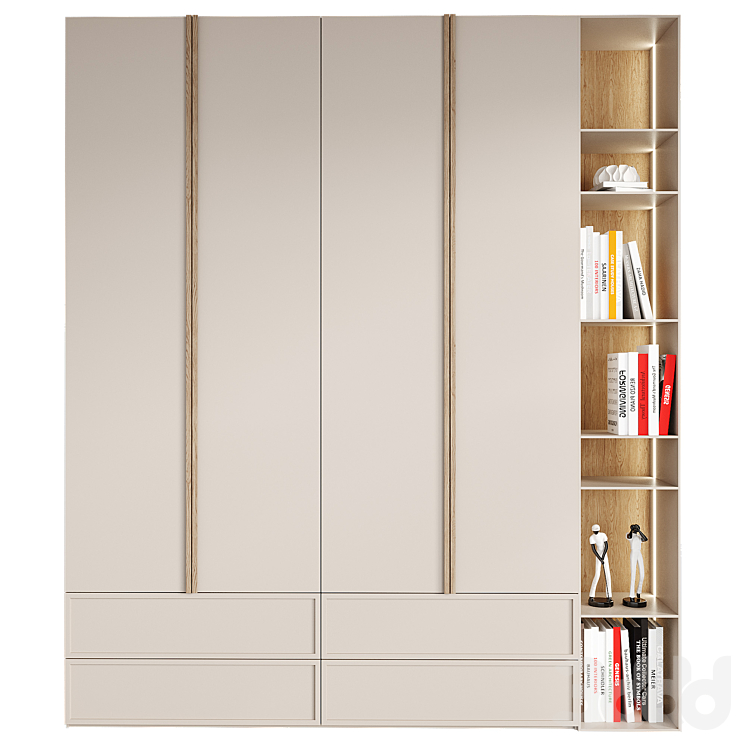 Furniture Composition Шкаф - Шкафы - 3D модель