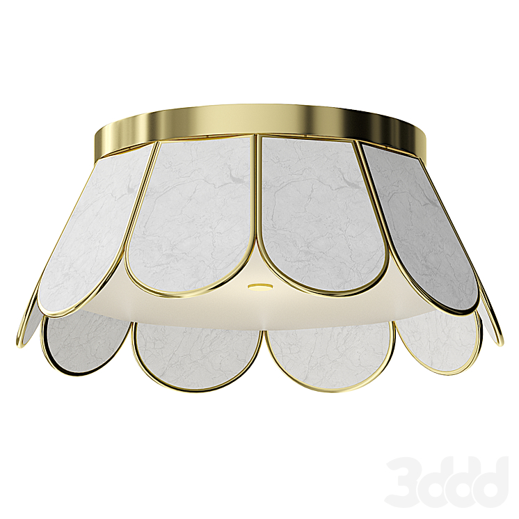 Possini Euro Design Eldridge - Потолочный - 3D модель