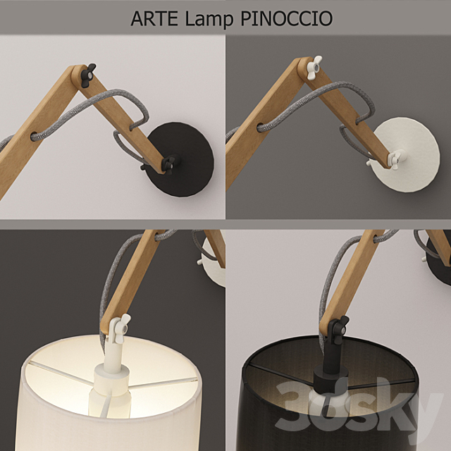 Arte lamp Pinocchio - Wall light - 3D Models