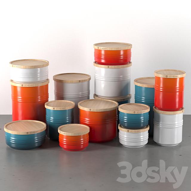 Le creuset storage jar