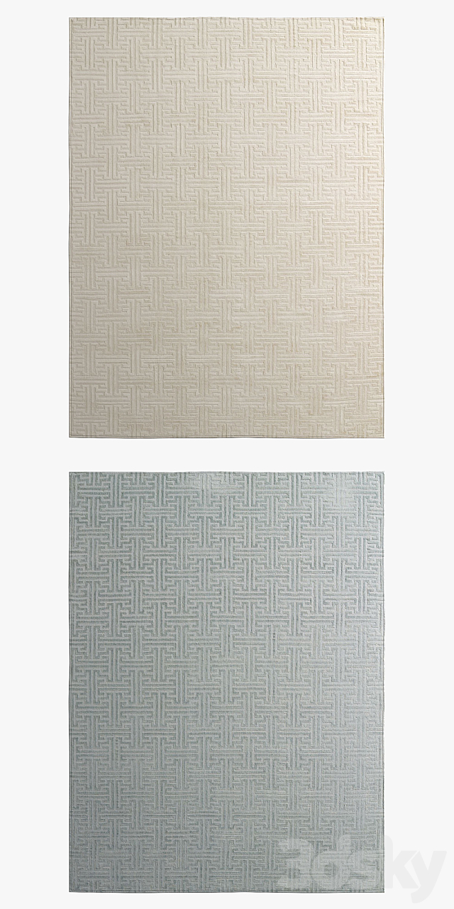 Restoration Hardware Rugs_80 Carpets 3D Models