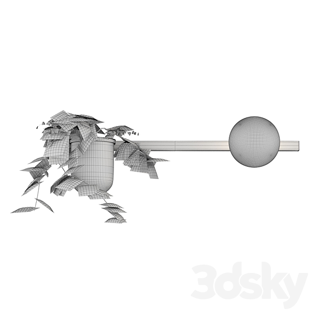 Odeon Light 4682/1wa Flower - Wall light - 3D Models