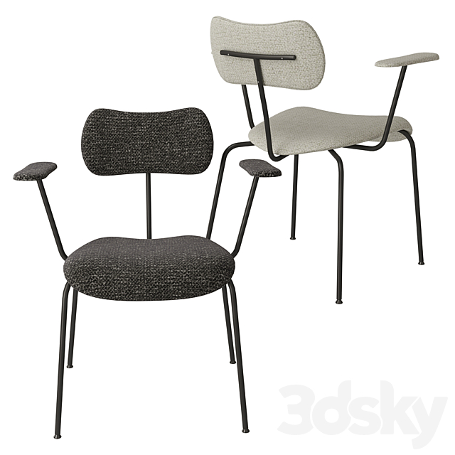 Nod Set chairs La Redoute Chair 3D Models