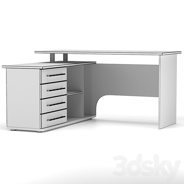 Table KST 109 - Office furniture - 3D Models