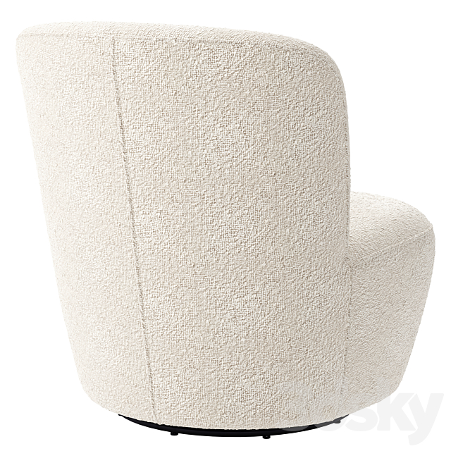 Swivel Chair Doria / Eichholtz Arm chair 3D Models
