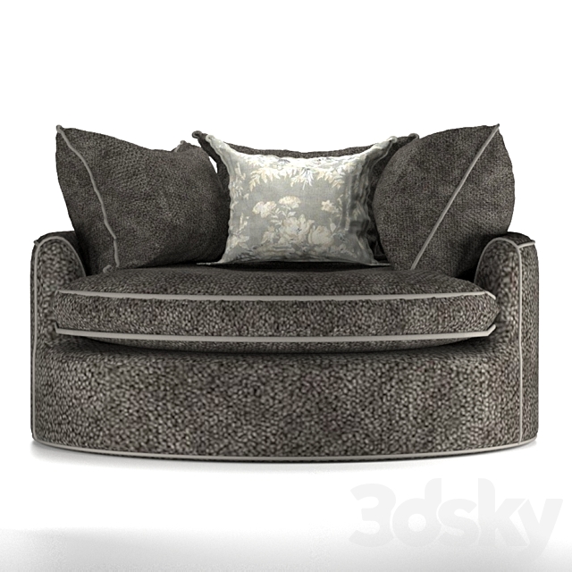 marta barrel chair Arm chair 3D Models