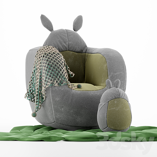 Totoro armchair - Miscellaneous - 3D Models
