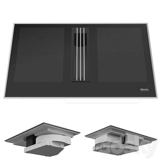 Induction hob MIELE KMDA 7633 FR 806 mm with hood Kitchen appliance