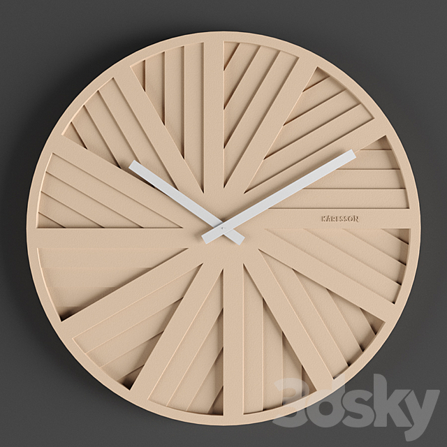 Wall Clock Karlsson Slides Watches & Clocks 3D Models