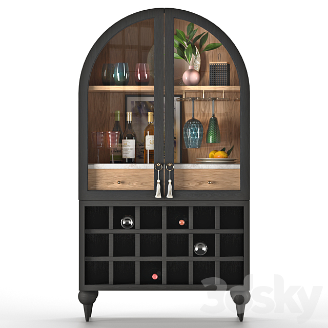 Anthropologie Fern Bar Wardrobe & Display 3D Models