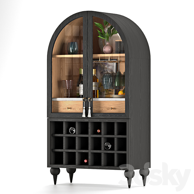 Anthropologie Fern Bar Wardrobe & Display 3D Models