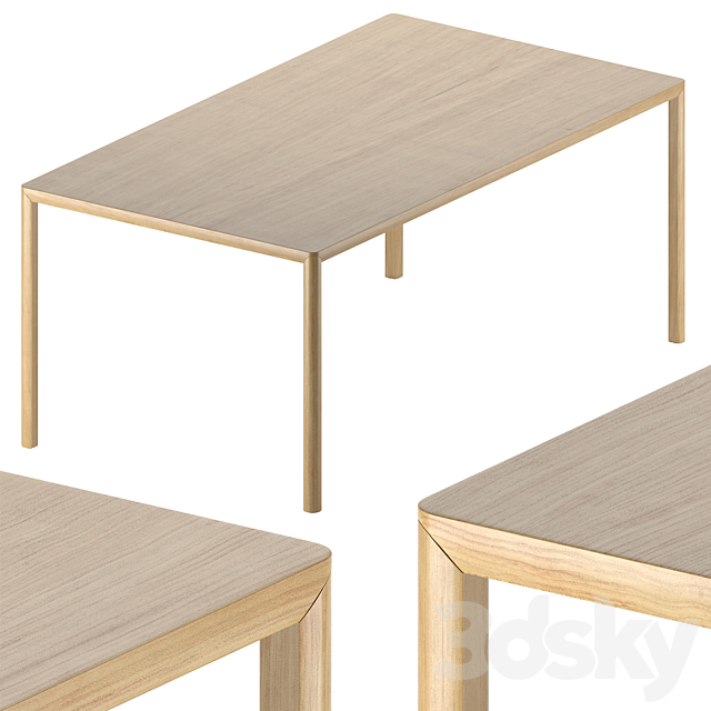 ethnicraft. Air dining table. Table 3D Models