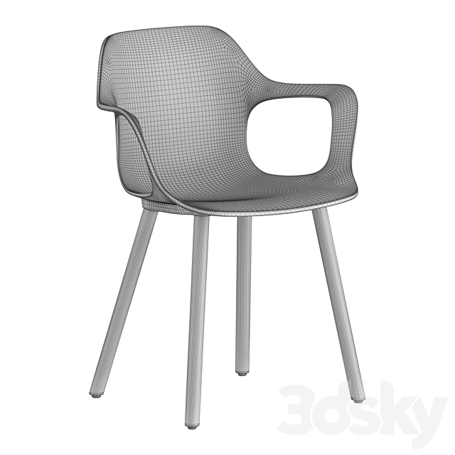Vitra HAL Armchair Office furniture 3D Models