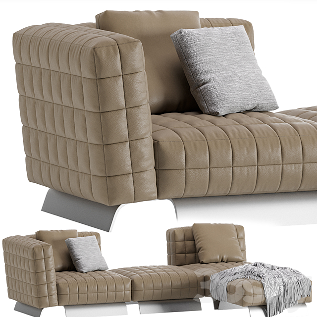 Minotti TWIGGY Modular Sofa 02 - Sofa - 3D Models