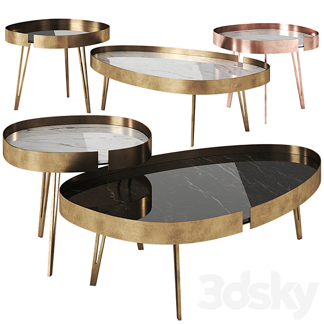 Lumiere Riflessi Coffee Table - Table - 3D Models