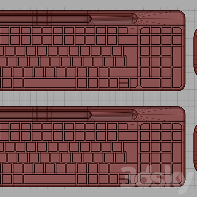 Logitech K580 - PC & other electronics - 3D Models
