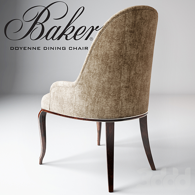 Baker/Doyenne dining chair Стулья 3D Модель