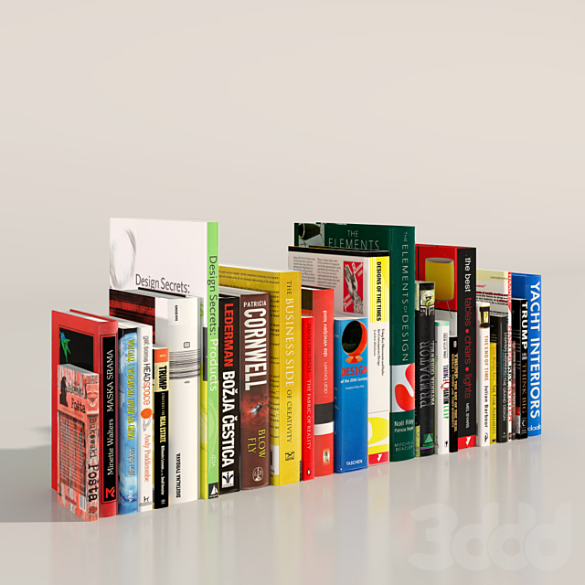 26 Books - Книги - 3D Модель
