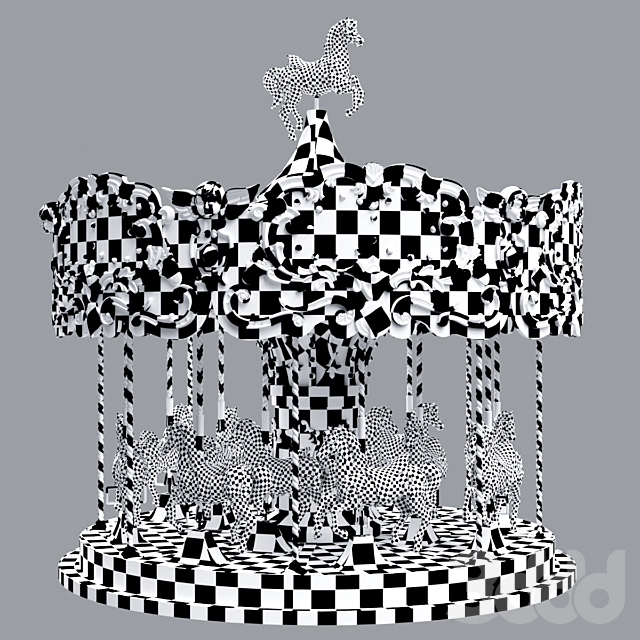 Карусель - Разное - 3D Модель