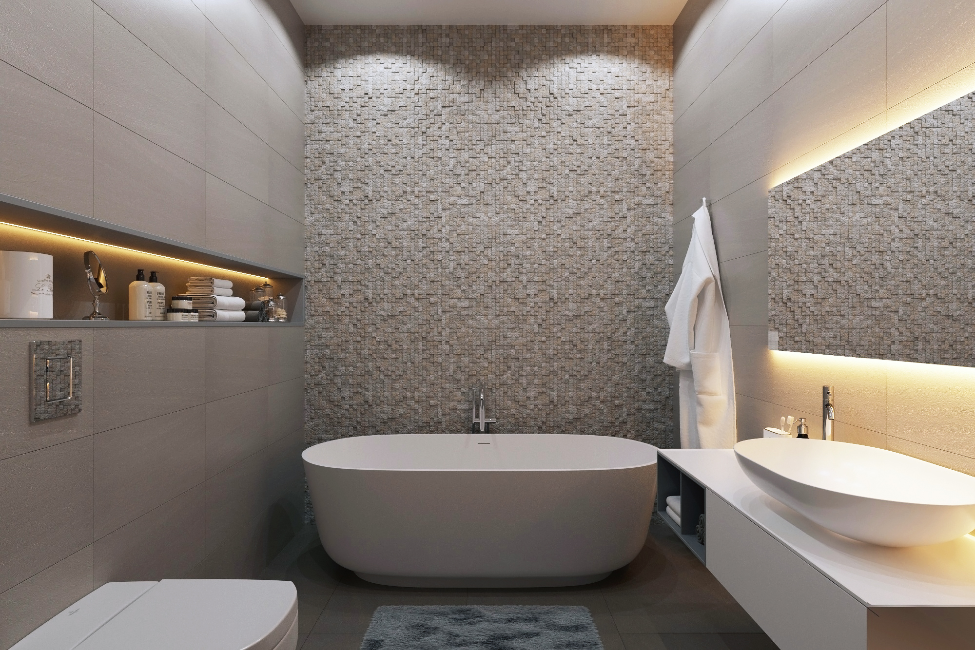 Дизайн ванной комнаты 6 кв м - фото и экономия пространства