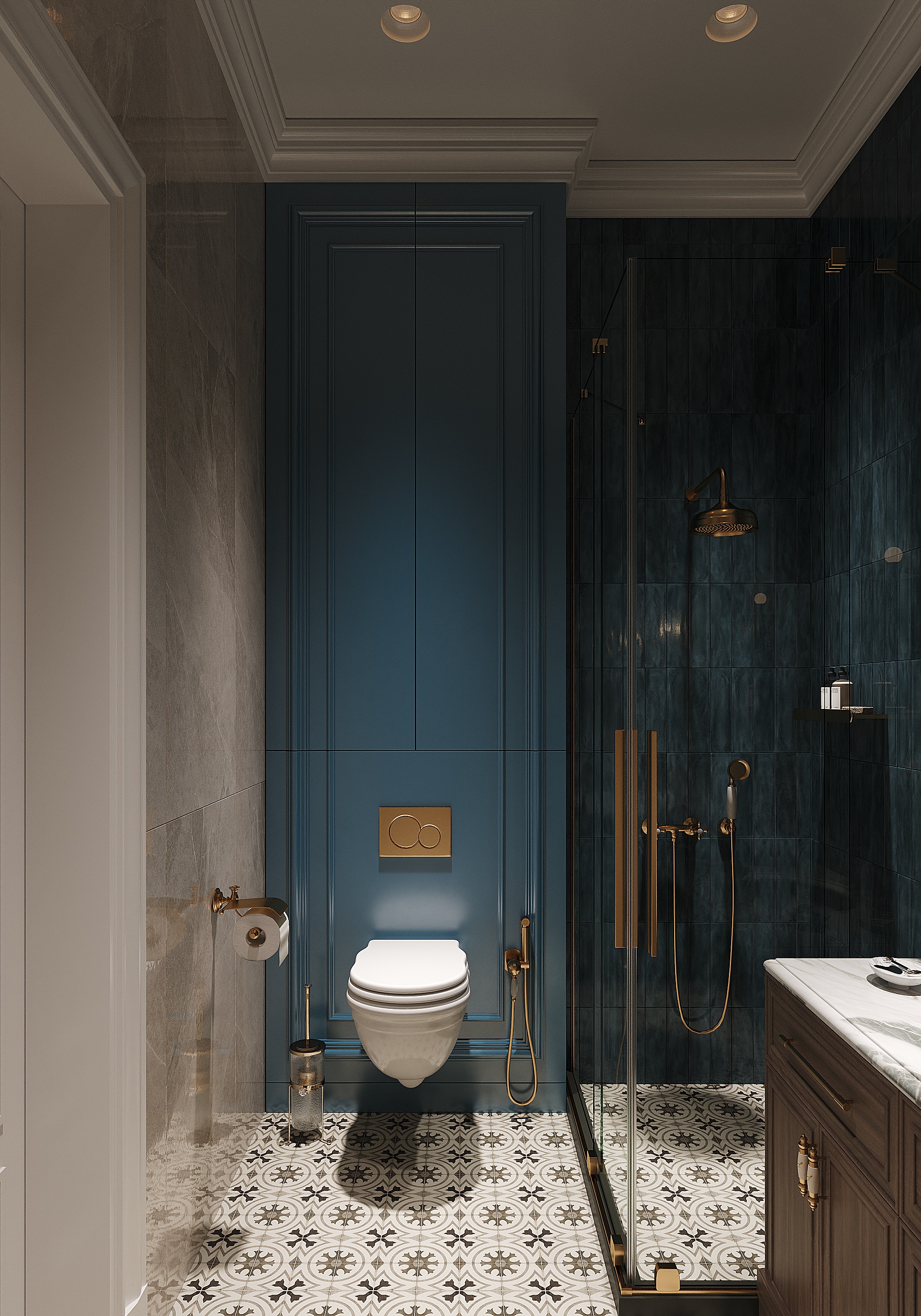 bathroom interior - Работа из галереи 3D Моделей