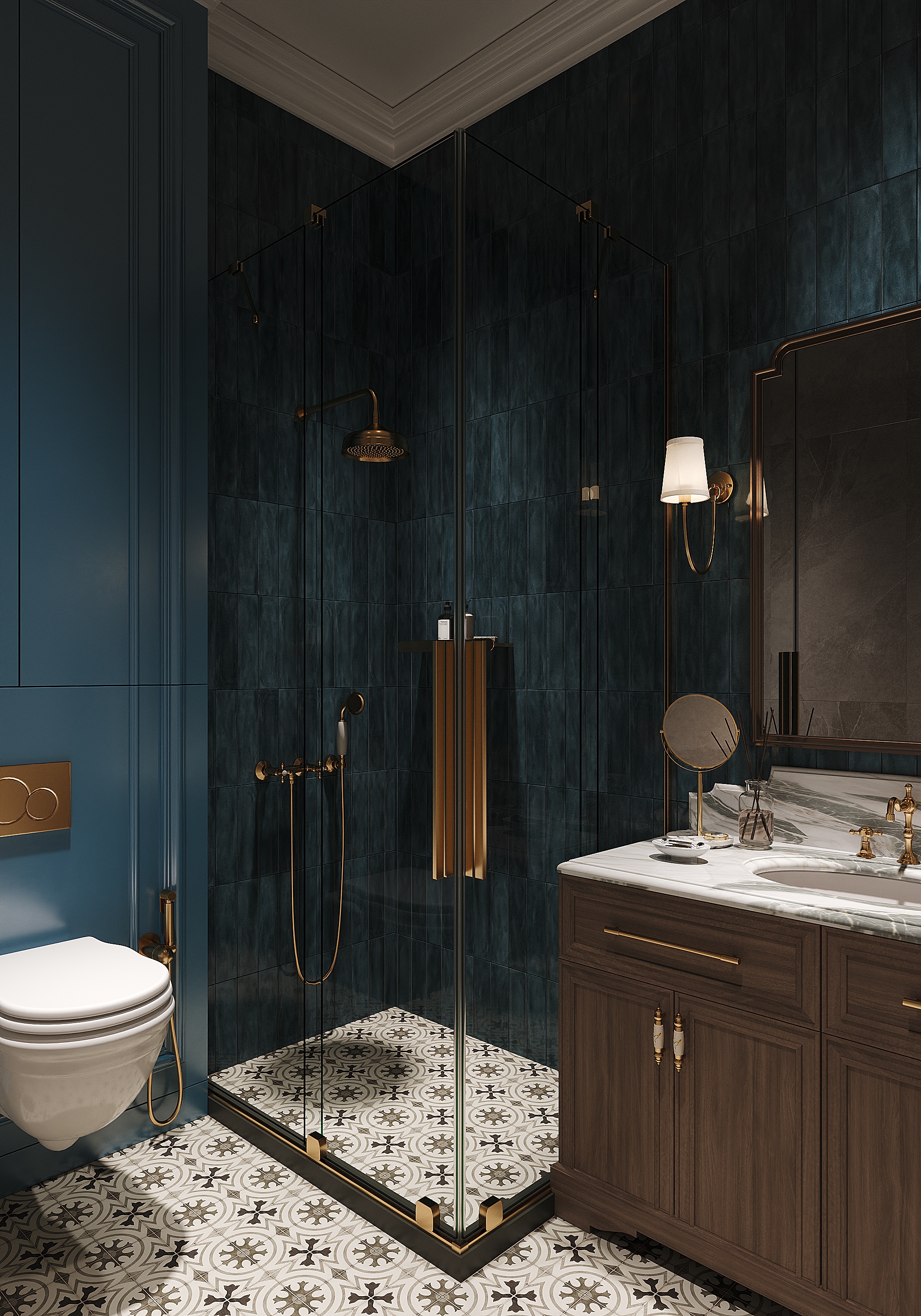 bathroom interior - Работа из галереи 3D Моделей