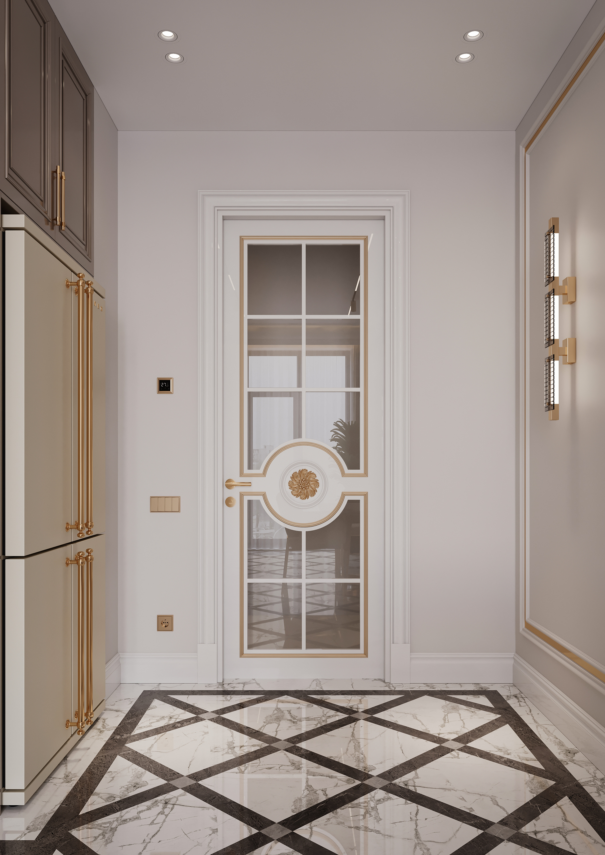 Luxury kitchen design - Работа из галереи 3D Моделей