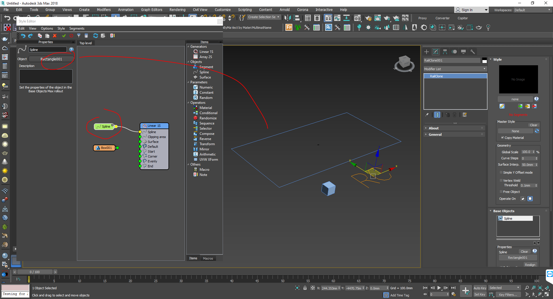 Railclone 3ds max. RAILCLONE.