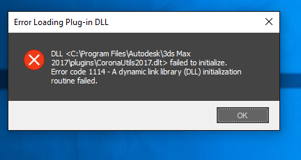 3d max error